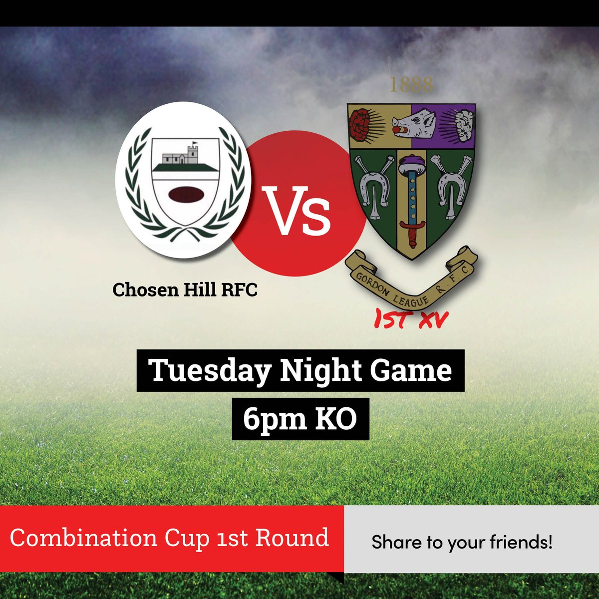 Gordon League RFC (@glrfc) on Twitter photo Gordon League Supporters ! 🏉🔥
Don't miss out on the action this Tuesday night as our 1st xv take on @chosenhillrfc in the first round of the combination cup! 🏆👊
🏉KO 6pm📍CHRFC
Let's show them our support and help them bring home the win! 🎉
#GordonLeagueRugby <a href="/rugby_local/">Local Rugby news</a> Gordon League Supporters ! 🏉🔥
Don't miss out on the action this Tuesday night as our 1st xv take on @chosenhillrfc in the first round of the combination cup! 🏆👊
🏉KO 6pm📍CHRFC
Let's show them our support and help them bring home the win! 🎉
#GordonLeagueRugby <a href="/rugby_local/">Local Rugby news</a>