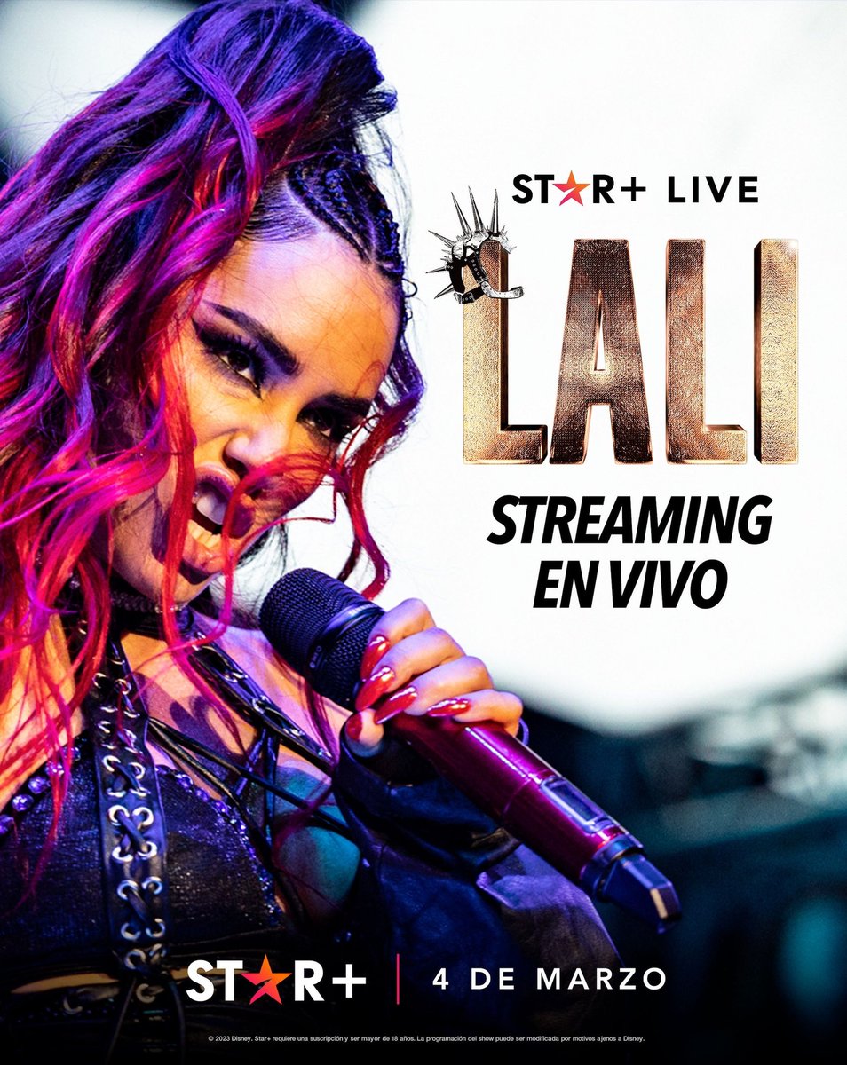 ⛓️ | El Disciplina Tour en vivo desde el Estadio Vélez, fue el segundo contenido de streaming con más visualizaciones/menciones en Argentina, obteniendo un alcance de 27.8 millones. #LaliStarPlusLive 🔥