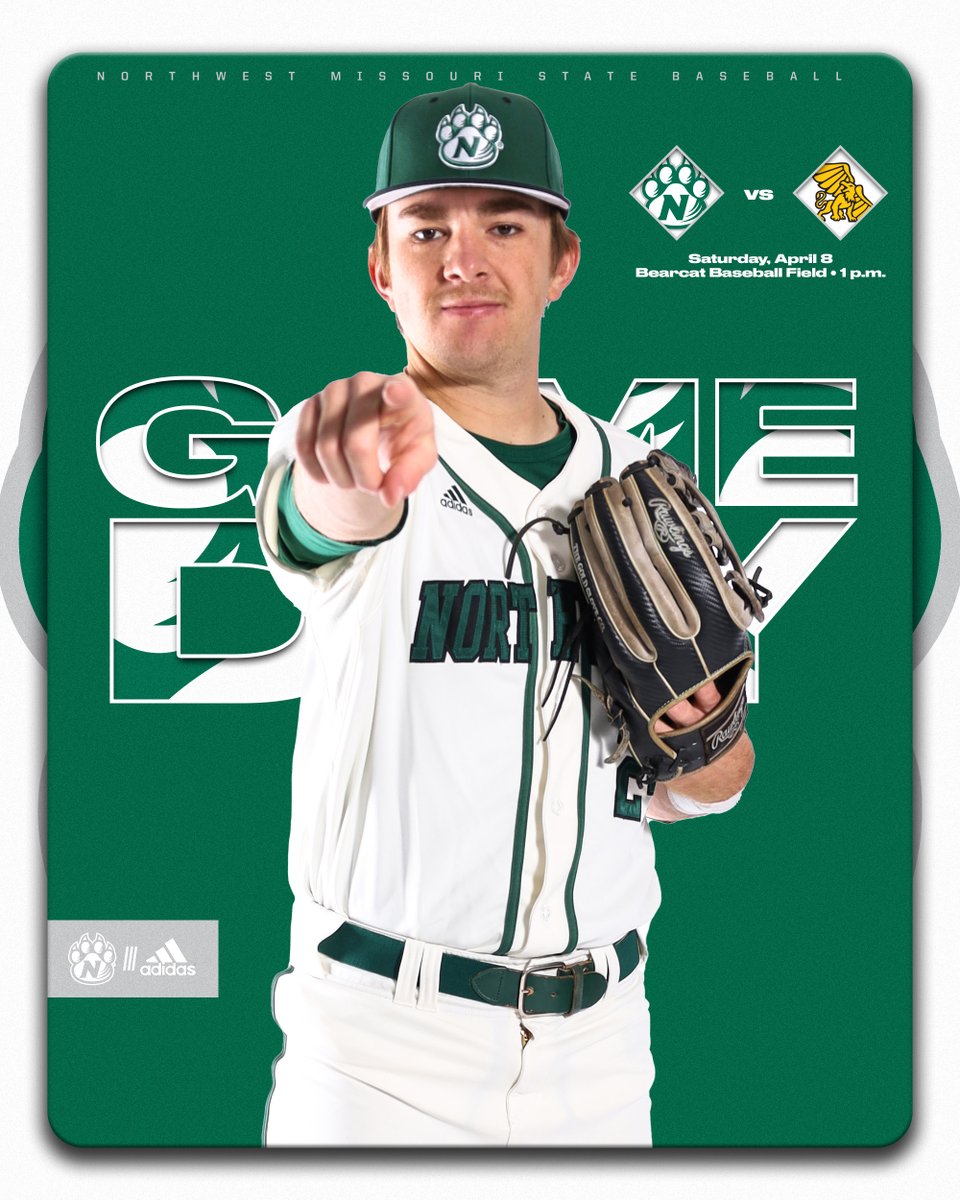 NWBearcatBSB's tweet photo. ‼️ GAME DAY ‼️

🆚 Missouri Western
⏰ : 1 p.m.
📍 : Bearcat Baseball Field
🖥 : https://t.co/oFYnVdjnRq
📊 : https://t.co/5UqPjEiRDl https://t.co/popD0OiTCI