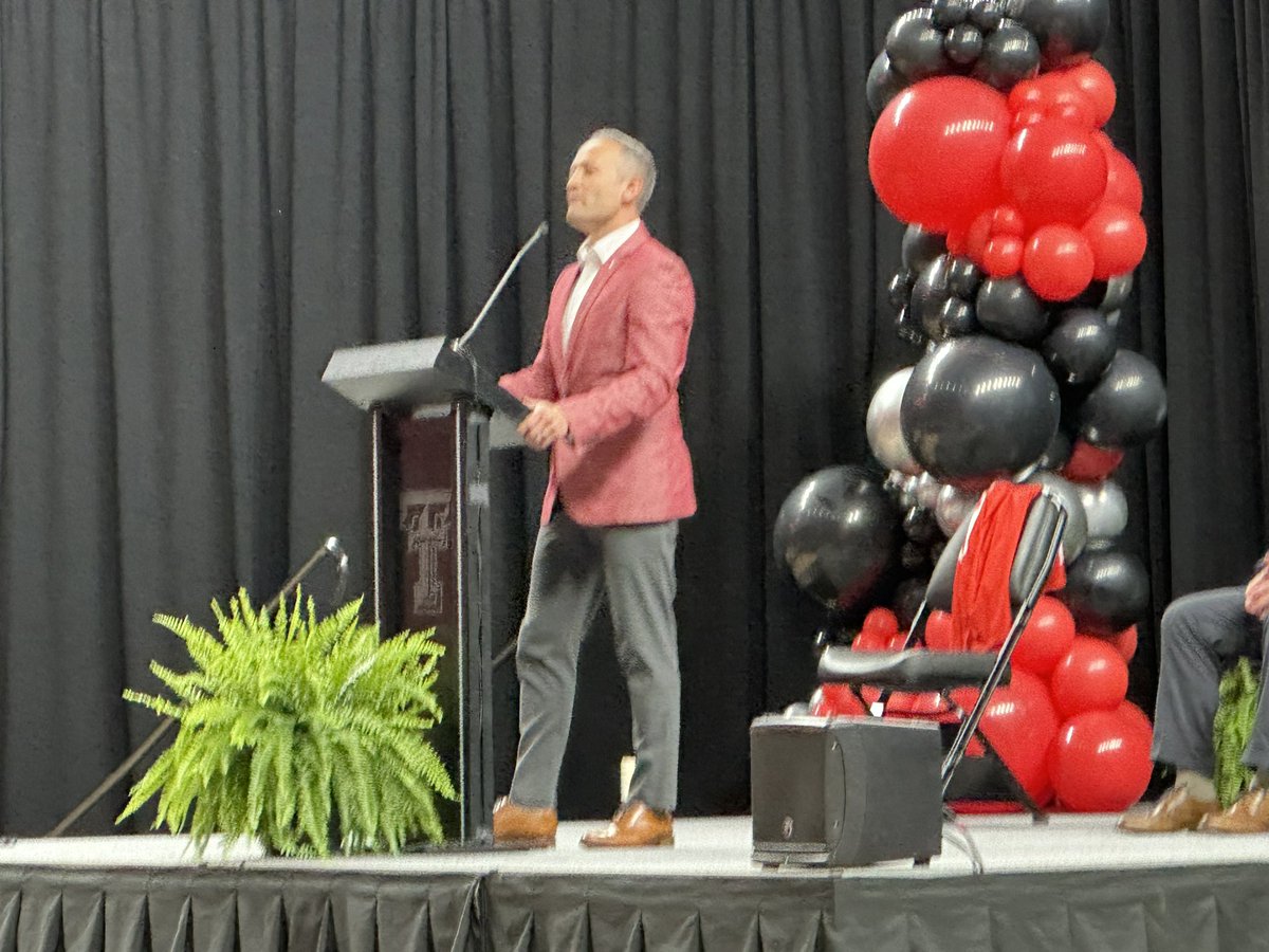 Grant McCasland does not mince words about expectations.
“I picked this date [to be introduced] for a reason. Because I believe we can win a National Championship at #TexasTech university” #WreckEm