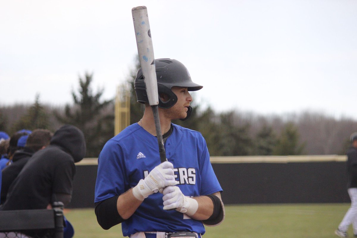 GVSUBaseball's tweet photo. Make that THREE home runs for Spencer Nelson!!

He becomes just the 2nd Laker to ever hit three home runs in a game joining Matthew Reno who did it in 1984!

#AnchorUp https://t.co/iPAXP4WjWm