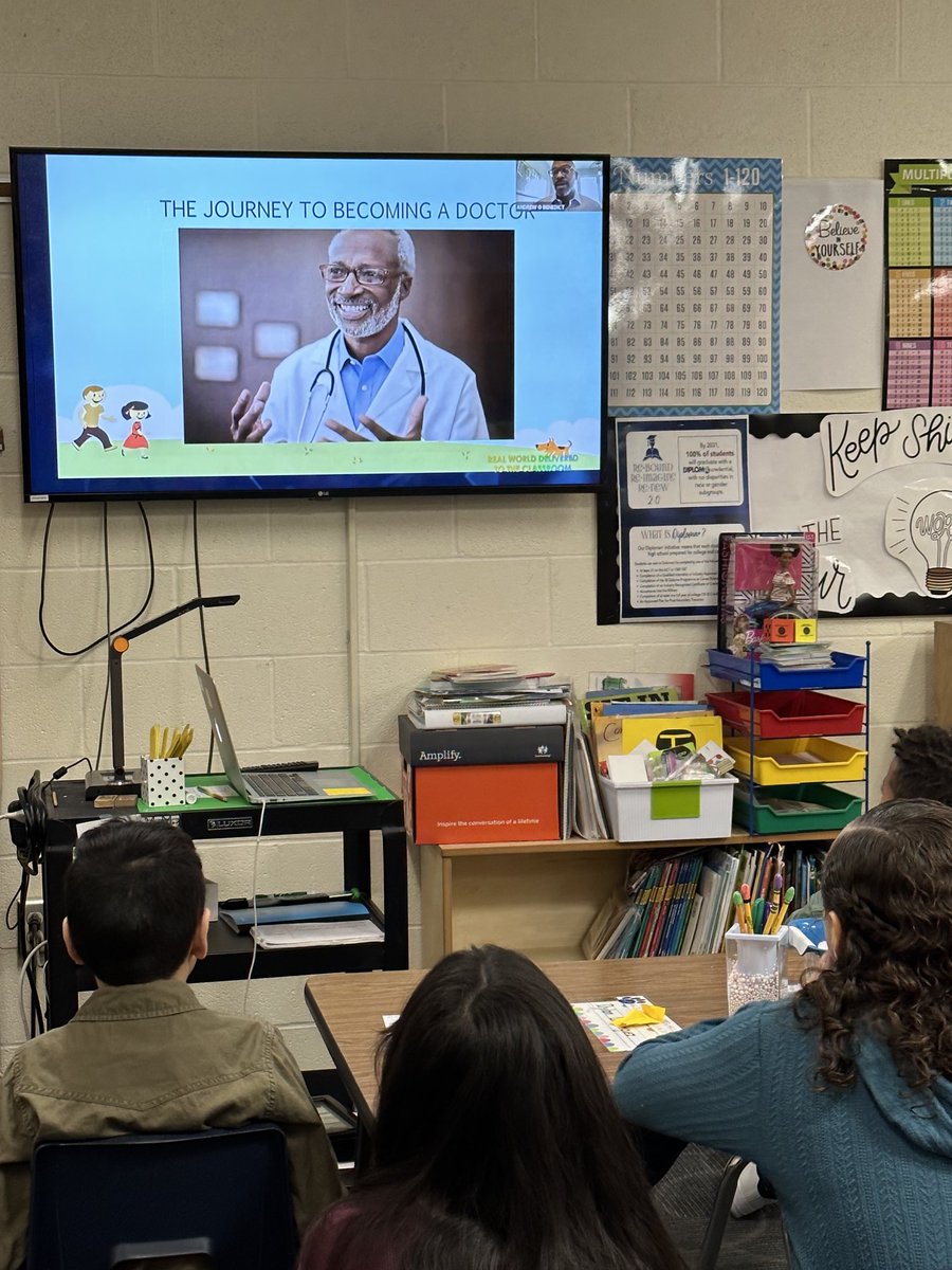 rfreers's tweet photo. Students at Silver City Elementary learned about how to become a doctor during their career awareness lesson today. ⁦@silvercityKCK⁩ ⁦@KCKDiplomaPlus⁩ #IamKCKPS https://t.co/M4X1gimQ9Z