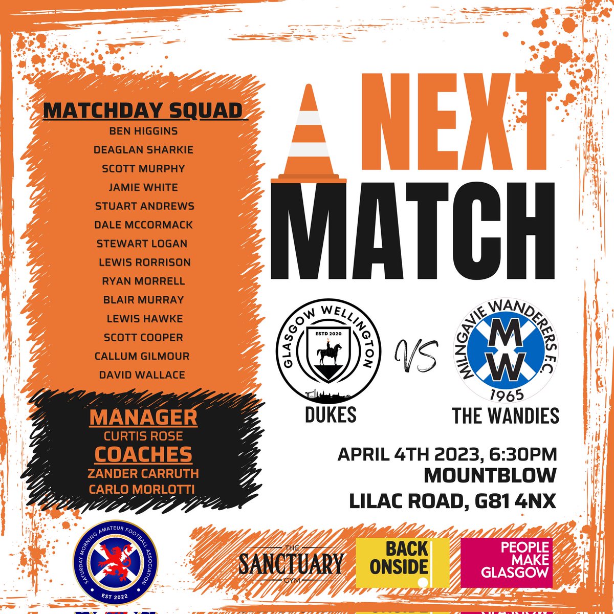 GlasgowDukes's tweet photo. Tomorrow evening we take on Milngavie Wanderers in the PH Decor Glasgow Cup.

The Dukes are looking to kick on with a positive result after their 5-3 victory on Saturday. https://t.co/PmXIO0icL5