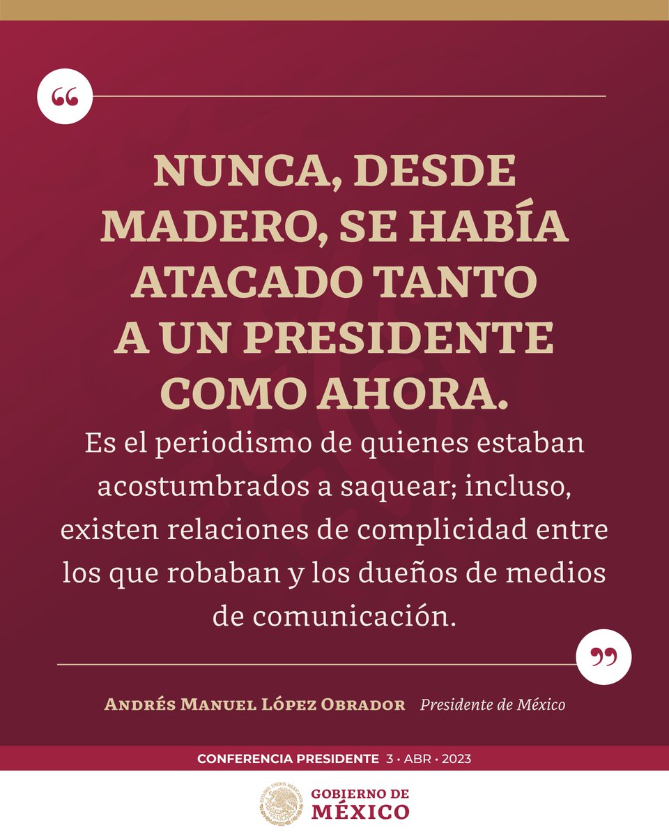 Gobierno de México tweet media