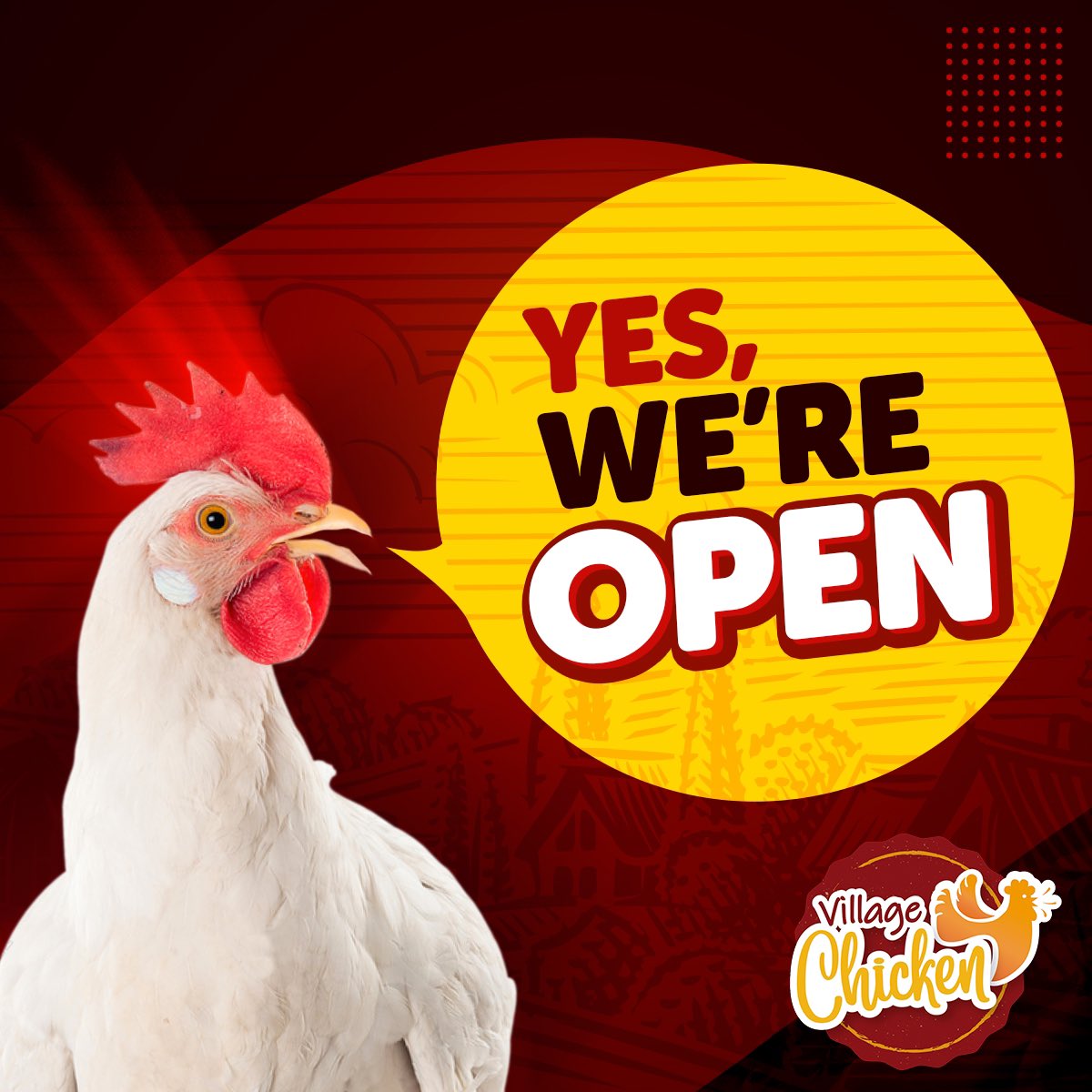 VillageChicken_'s tweet photo. We get this question a lot. 😁 We are in the same Shopping Center, next to TITLE Boxing Club. #supportsmallbusiness #freshfood #westspringfield https://t.co/owNGTxNbSD