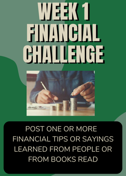Happy Financial Literacy Month! 💸 We're bringing you 4 financial challenges throughout April with awesome prizes. Week 1 (April 3-9) is all about sharing your favorite financial tips and sayings! Tag us on Instagram, Twitter, TikTok or LinkedIn. Let's do this! 🙌 #FinLitMonth