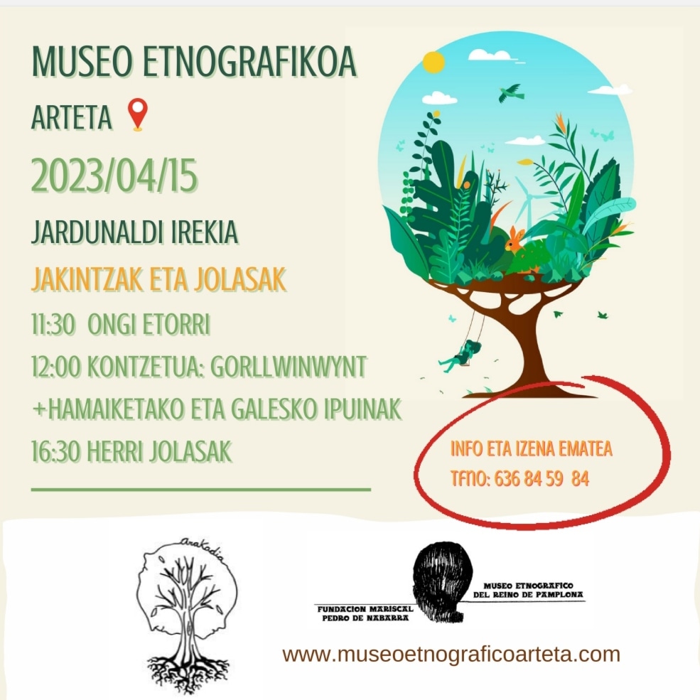 museoetnoarteta's tweet photo. Jardunaldi irekia #apirilak15
#JAKINTZAK ETA #JOLASAK https://t.co/8tFKXRA0SO