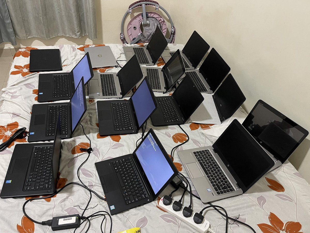 Retweet

Laptops are available at wholesale prices any quantity from one piece.

Shipping weekly from Dubai to Harare 🇦🇪✈️🇿🇼

Clean pre owned laptops 
From $220 

+971589793084