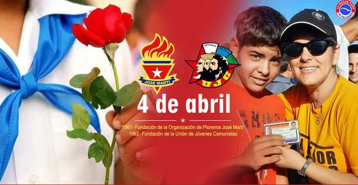 YoniCuba931003's tweet photo. Como soy joven💪 cubano🇨🇺 y Todavía me siento pionero❤️, celebraré por todo lo alto este 4 de abril. 🎺Fiesta en todas las escuelas cubanas.
#MejorEsPosible 
#FidelPorSiempre 
@DeZurdaTeam_ 🤝🦈 https://t.co/M2dlcFg6hO