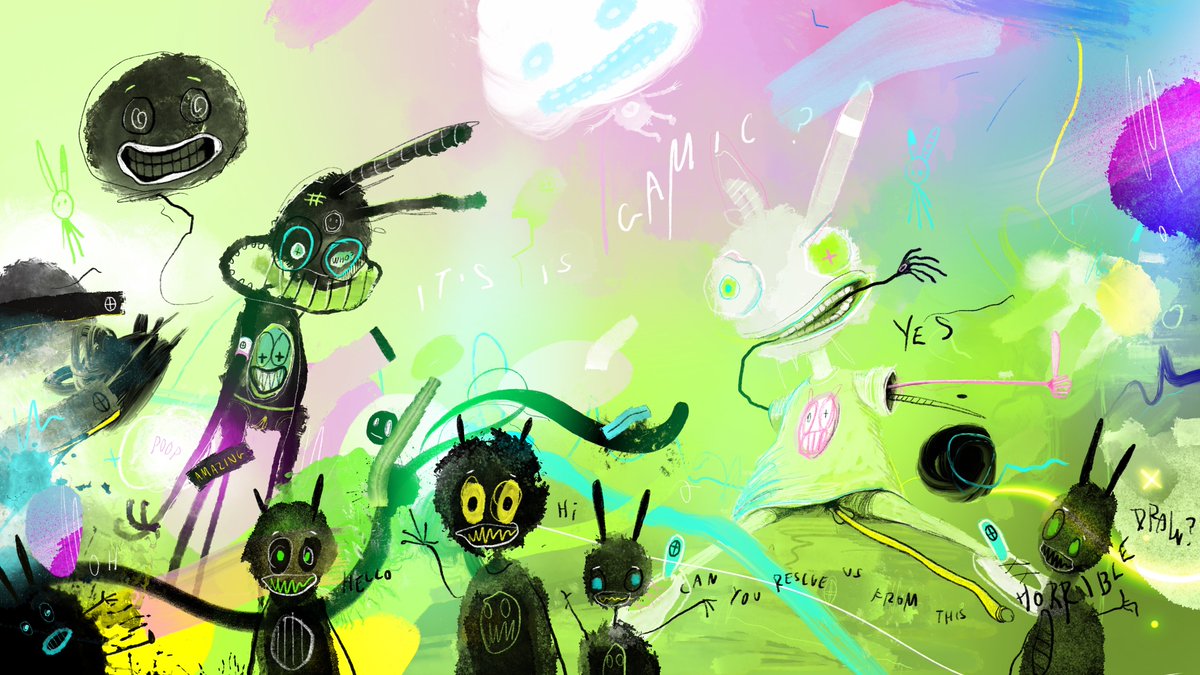 🈺ʟɪɴᴋ ɪɴ ᴘʀᴏꜰɪʟᴇ

Help these cuties, they really wanna leave this painting.

"can u rescue us?"
No AI + Digital Painting