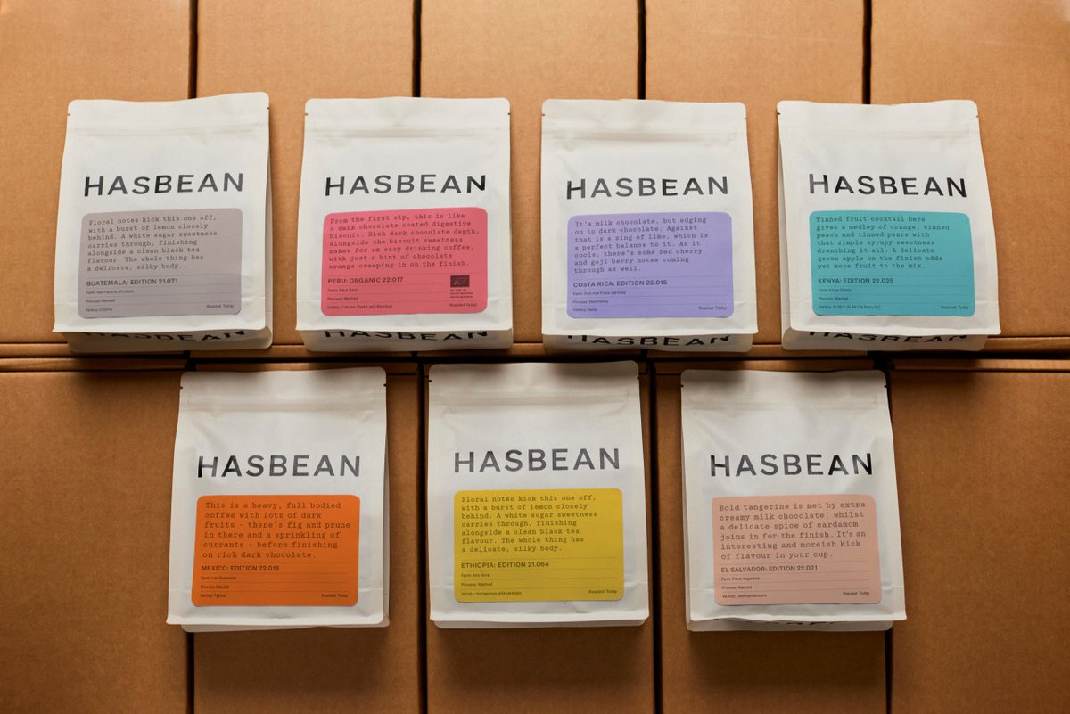 Coffee Design: Hasbean Coffee’s Redesign With Ozone Coffee Roasters bit.ly/3FkPcpo @hasbean @ozonecoffeeuk #coffeedesign @savorbrands