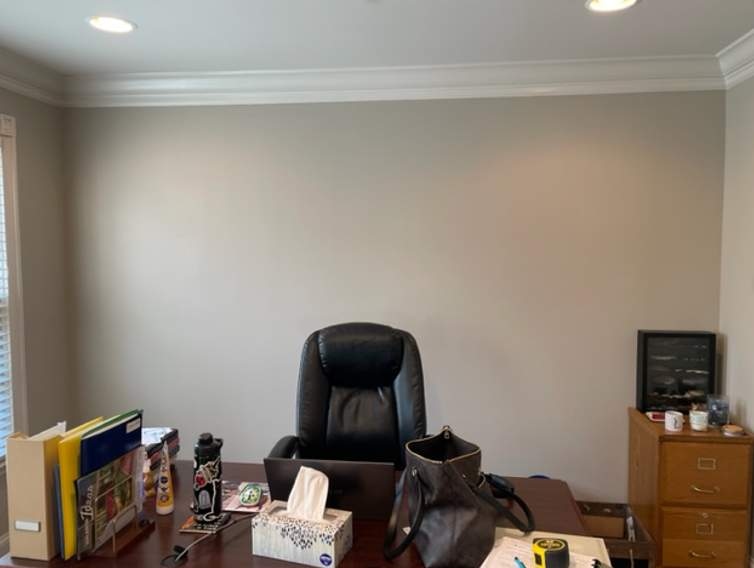 A new home office just wrapped up in Marietta📍What ways would you utilize/decorate this new space?

#officebuild #homeoffice #athomeoffice #deskarea #officegoals #officeinspo #beforeandafter #homeinspo #deskorganization #officeorganization #homereno #interiordesign