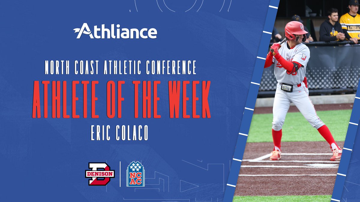 NCAC Baseball Player of the Week

Eric Colaco <a href="/DenisonSports/">denisonsports</a>