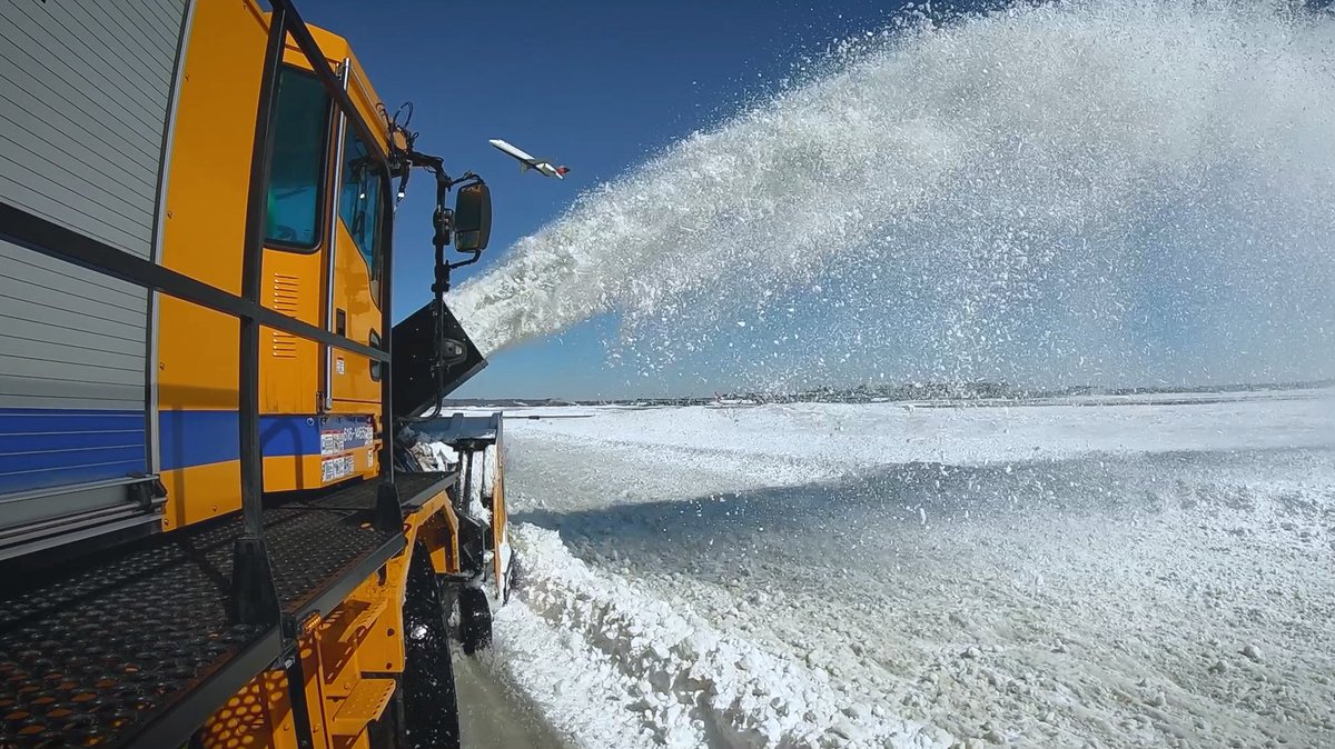 mspairport's tweet photo. The third snowiest season on record? Just another day at the office for the @mspairport snow and ice removal team. 

Take a look at everything they do to help get you on your way. #MSPAirport

https://t.co/vVbJjKI317 https://t.co/2VNjV2fOJv