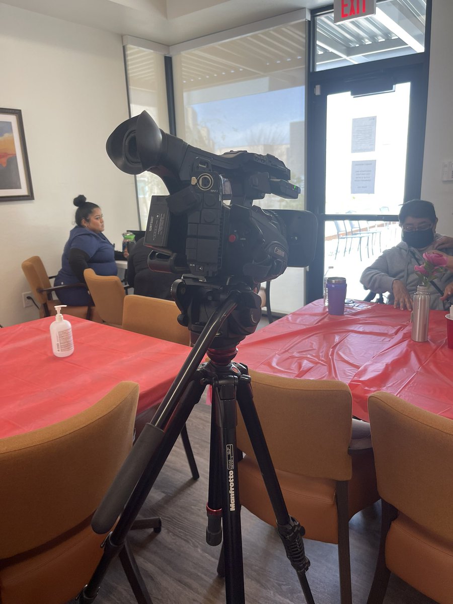 This was behind the scenes of the mobile covid vaccinations and testing sites. Starting to put this story together, can’t wait until it’s finally out. #cronkitenews