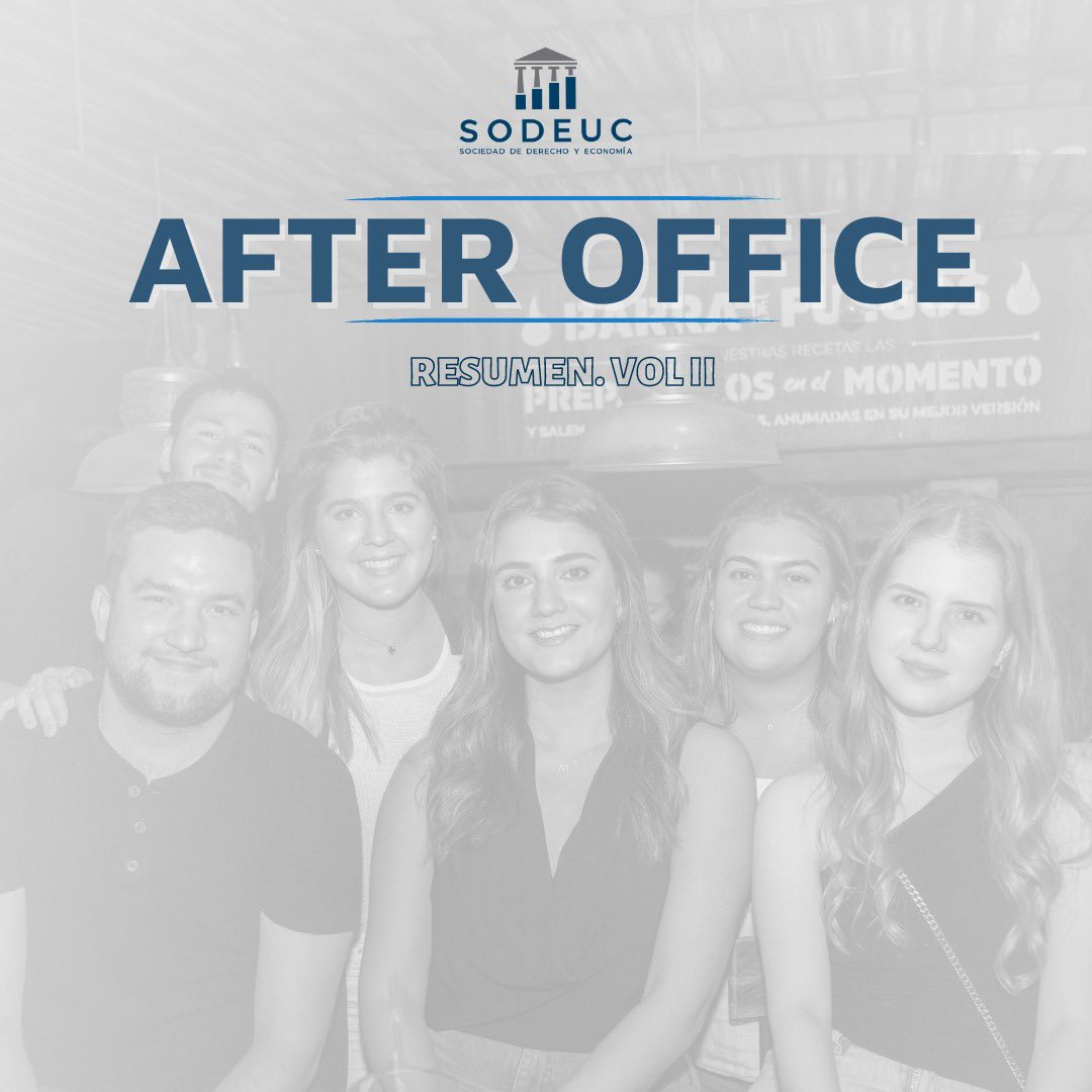 sodeuc's tweet photo. AFTER OFFICE VOL. II 🤩

Te dejamos un resumen de lo que fue el último After Office organizado por la Dirección de Networking de la Comisión 22/23. 🍻

¡Gracias Totales! 🔥🙌🏼 https://t.co/xIKKCp3cYH