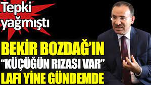 "KÜÇÜĞÜN RIZASI..."
Tarihe kara bir leke olarak geçen sözlerinde Bozdağ, “Bunlar tecavüzcü değil, bunlar cinsel istismar suçunu zorla işlemiş olan kişiler değil. Bunlar tamamen ailelerin ve küçüğün de rızasıyla yapılmış işler” demişti.
10 Ara 2022
