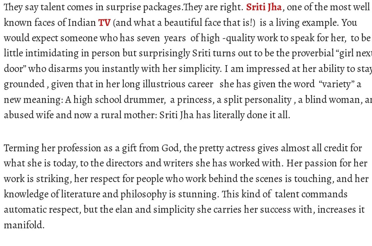 In love with the introduction 🧡
#SritiJha𓃵 #SritiJha