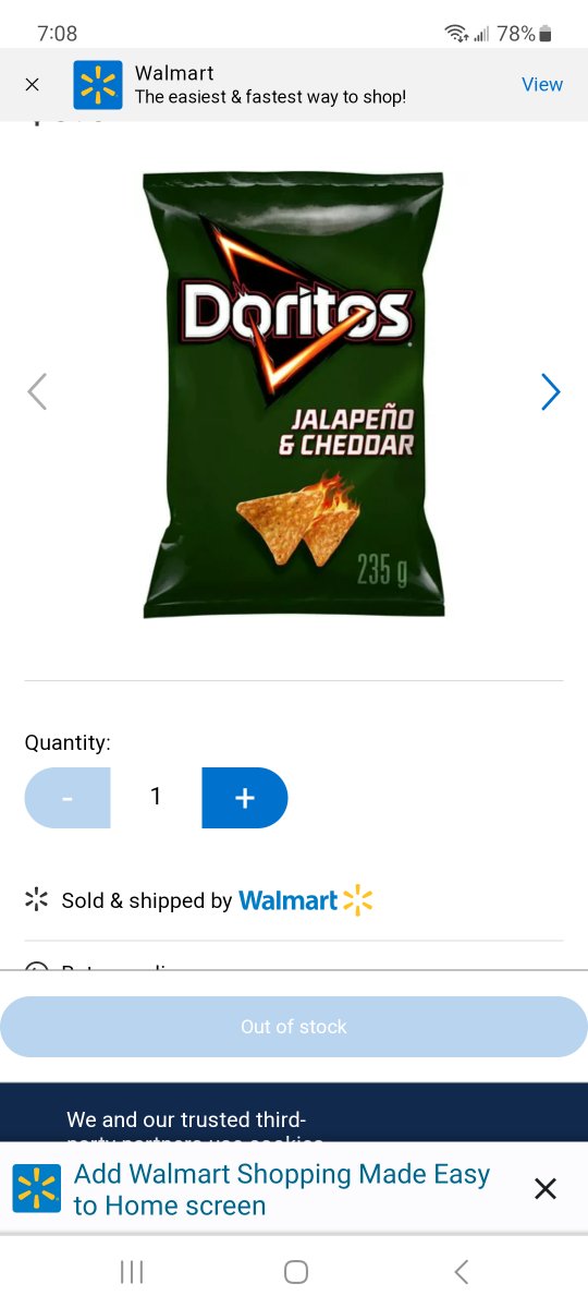#HaliTwitter has anyone seen jalapeno cheddar Doritos in their travels? I think they may be discontinued but hoping to find a random bag for an Easter basket.