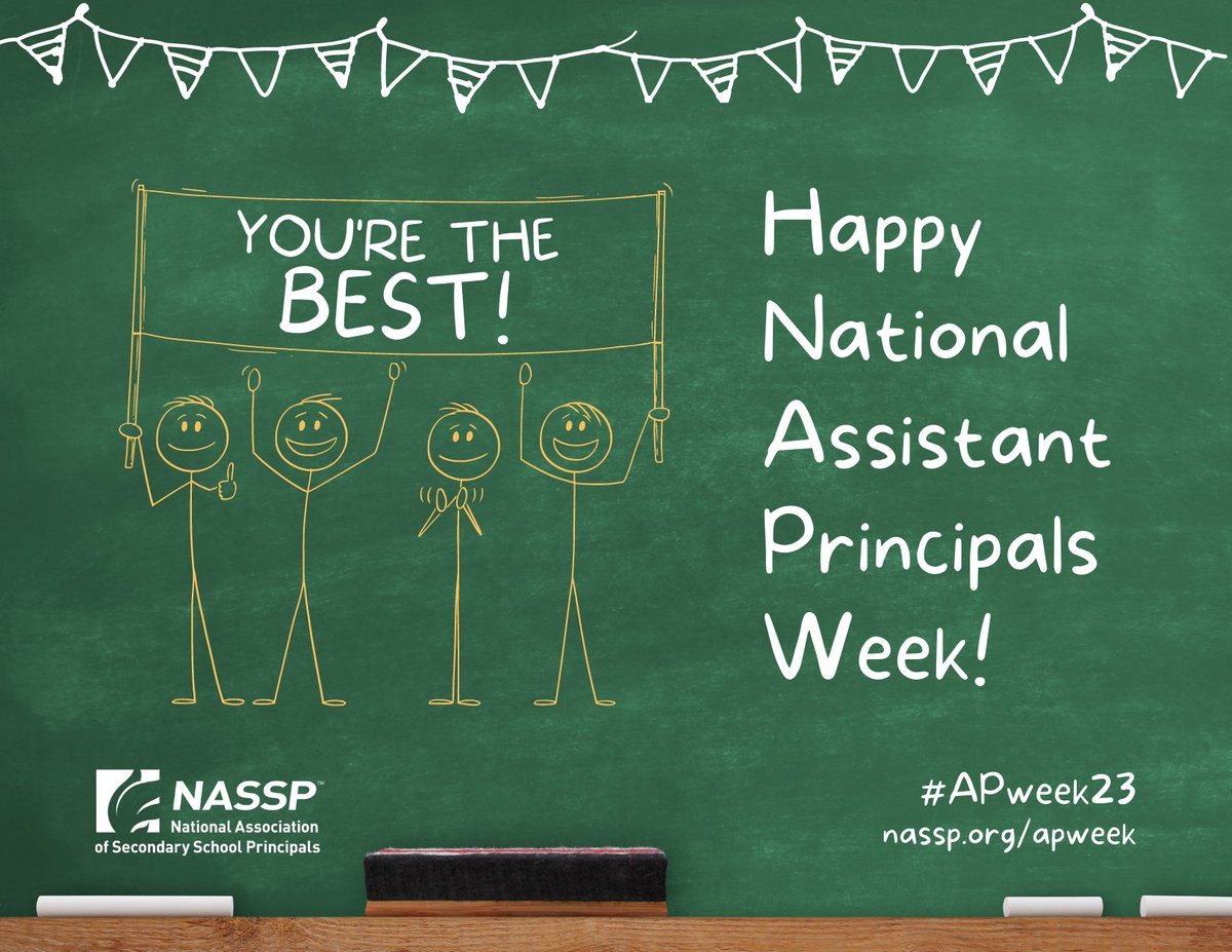We know our APs are the best. Our future principals, directors, executive directors and superintendents we got your back. Happy #nationalassistantprincipalweek 🙌🏽. #edchat #principalsinaction #AssistantPrincipals #AssistantPrincipalsWeek