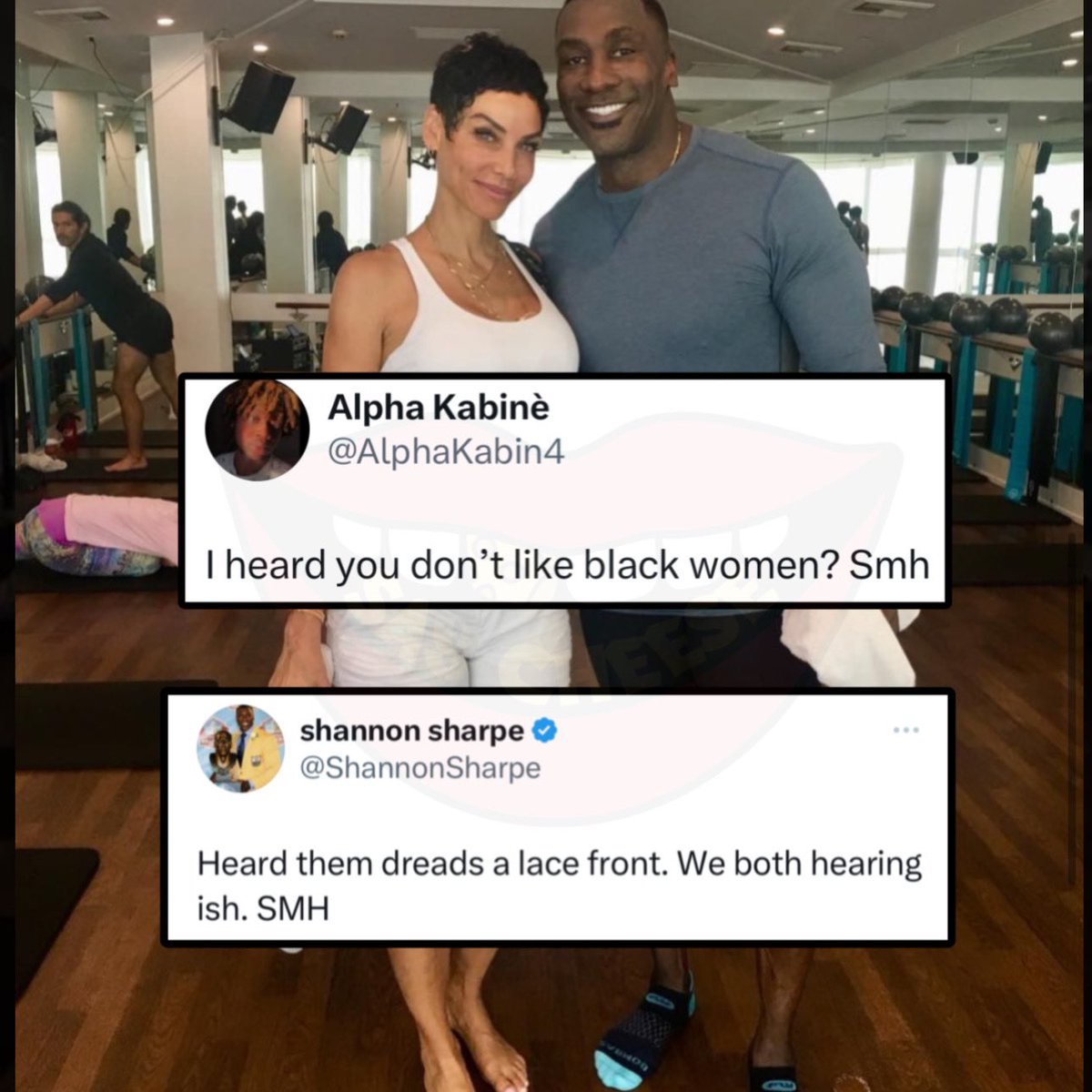 Shannon Sharpe responds to somebody saying he doesn’t like black women 💀