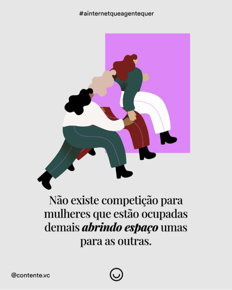 fernandafarani's tweet image. Não existe competição para mulheres que estão ocupadas demais abrindo espaço umas para as outras.  @contentevc
