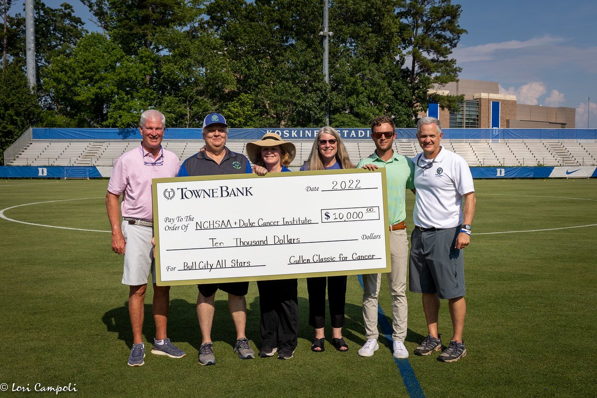 bullcityallstar's tweet photo. About to kick off our 2023 nominations process, but before we begin we'd like to thank all the coaches, players, officials, sponsors, fans &amp; Duke staff who made 2022 another great success!

$10,000 raised for @NCHSAA scholarships &amp; @DukeCancer .  >$47,00 donated in past 6 years! https://t.co/QiO9A4F8XI