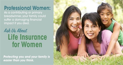 Professional Women: Whether you’re primary breadwinner or not, your family could suffer serious financial damage if they were to lose your income. Unforeseen tragedies can and do occur. Let’s discuss how to protect yourself and your family. #womeninvestors  #lifeinsuranceforwomen