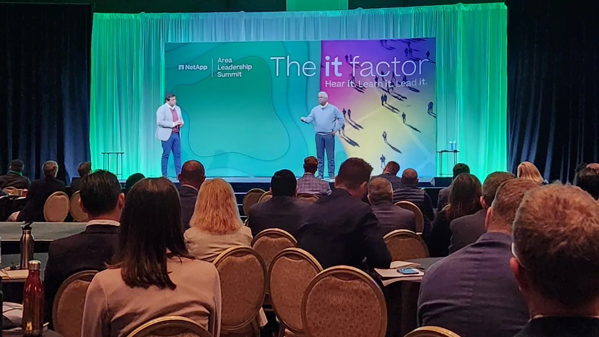 cesarcernuda's tweet photo. Exciting news! Our 2nd annual @NetApp Area Leadership Summit is underway! Our global area leads are here to discuss strategy and FY24, with keynote speakers like CEO George Kurian bringing great energy to the room. Stay tuned for more. Let's go! #TheITFactor #Leadership https://t.co/PMvGG6RknR