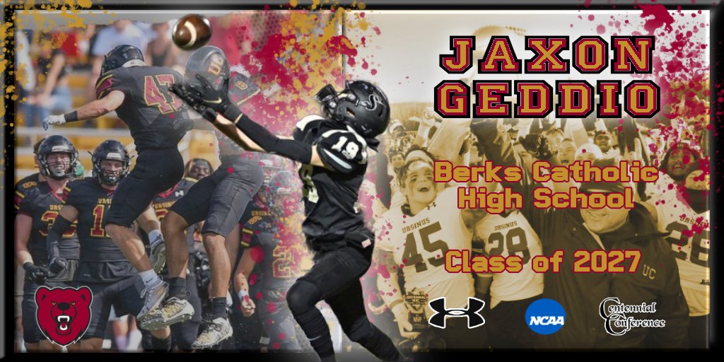Ursinus Football (@ursinusfootball) on Twitter photo Welcome <a href="/GeddioJaxon/">Jaxon Geddio</a> of <a href="/BerksCatholicFB/">BC FOOTBALL</a> to the Ursinus Football Class of 2027! #WelcomeToTheBearsDen #UCFB130
hudl.com/athlete/o/1482… Welcome <a href="/GeddioJaxon/">Jaxon Geddio</a> of <a href="/BerksCatholicFB/">BC FOOTBALL</a> to the Ursinus Football Class of 2027! #WelcomeToTheBearsDen #UCFB130
hudl.com/athlete/o/1482…