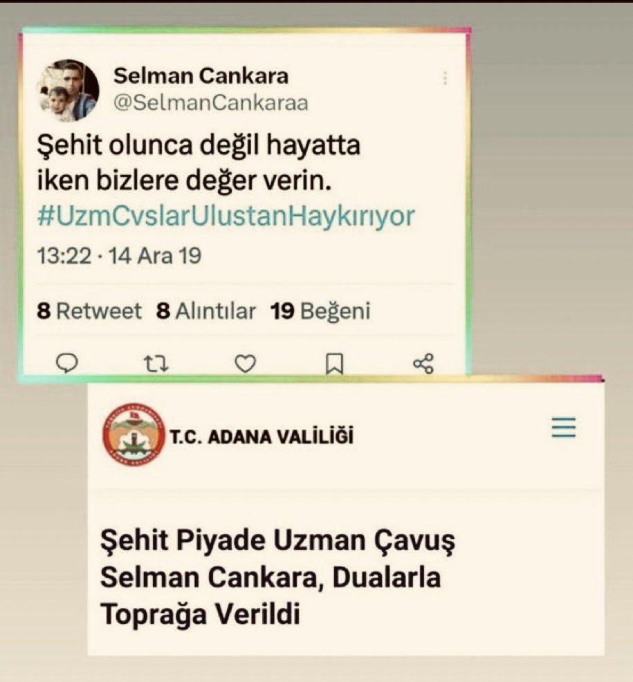 Operasyonda öyle bir an gelir, düşmanla gırtlak gırtlağa kalırsın

Ve bir komut: Telsiz kapat❗️

O anda bütün planlar rafa kalkar. Rütbeler anlamsızdır artık..

Cephede subay astsubaylarla kader birliği yapan #UzmanÇavuş mensup olduğu ordunun orduevine neden giremiyor <a href="/tcsavunma/">T.C. Millî Savunma Bakanlığı</a>
