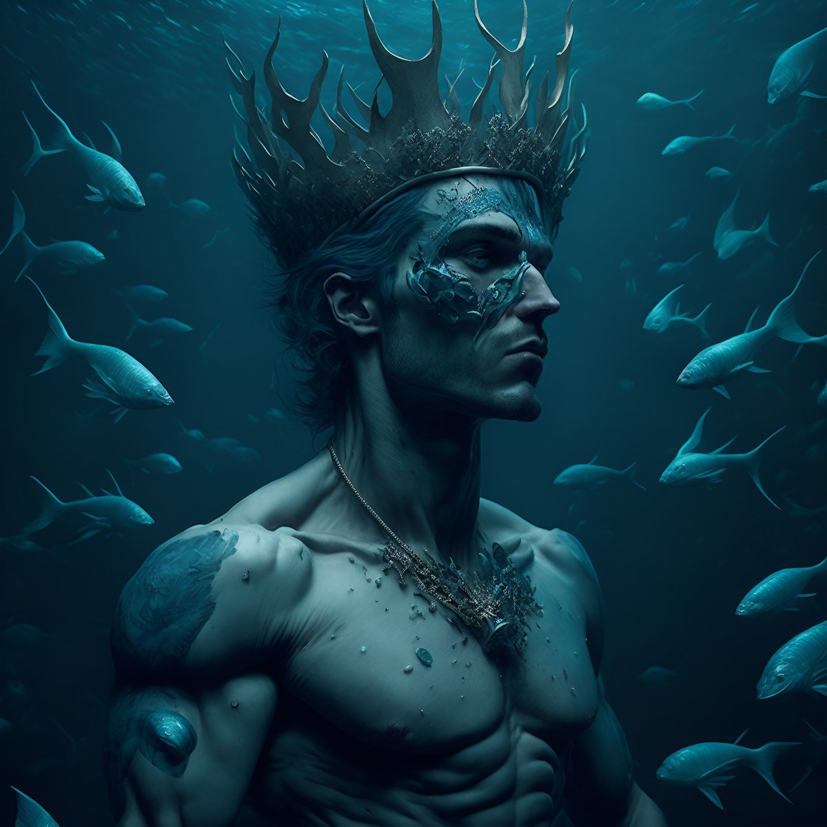 aicontentstudio's tweet photo. Trying out the https://t.co/r1CT1sZTmM Platform! #ai #AIart #ocean #merman https://t.co/D5H3ocADCN