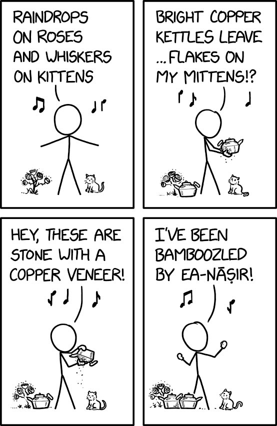 My Favorite Things xkcd.com/2758