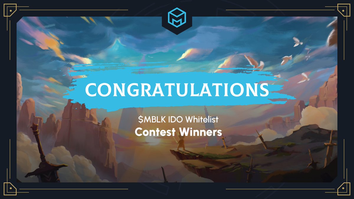 ZogiLabs's tweet photo. 🚨 Attention Gamers! We've been blown away by the MASSIVE response to our #MBLKWhitelist Gleam contest! 💥🎖️

Congrats to our 450 lucky winners who secured EXCLUSIVE access to $MBLK! You're now part of an elite squad. 🔥  🎮 

Want to know if you made the cut? Join our Discord community NOW at https://t.co/PuUm1TXdRf for the FULL list of winners and be the FIRST to receive exclusive updates! 📲  

Let's give it up for our #MBLK #whitelistwinners who are leading the charge to shape the FUTURE of gaming! 🙌👾 

Don't just play the game, BE the game. 🚀

#MBLKIDO #Futureofgaming #Futureofblockchaingaming #Snapshottaken #getready