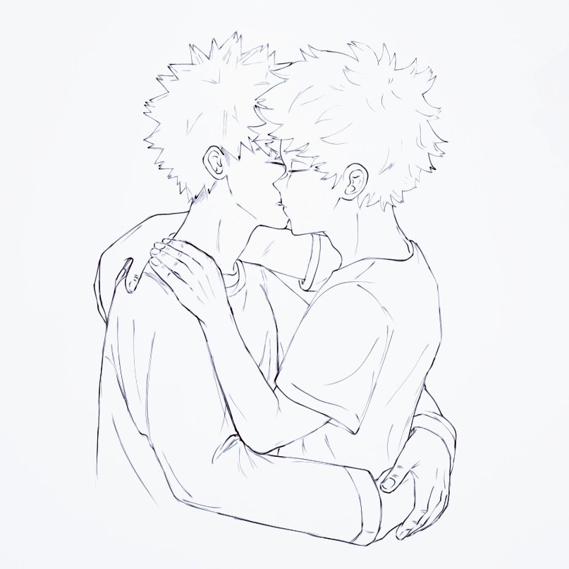 how to get rid of art block: draw ktdk kissing
#dkbk #bnha 