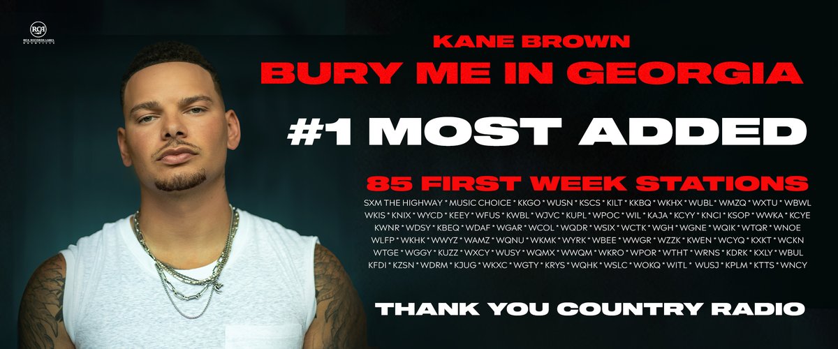kanebrown's tweet photo. Thank you country radio 🙏🏾 https://t.co/snGoWhCiY8