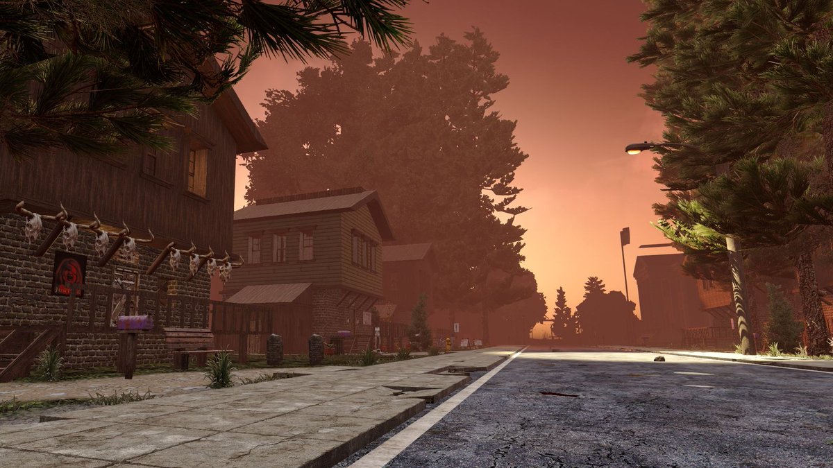 SuperSmackCity's tweet photo. Horde night is approaching while some are still setting up their first home.

Join us on our freshly wiped UL server 🧟

#7DaysToDie https://t.co/dqsr0DNmkE