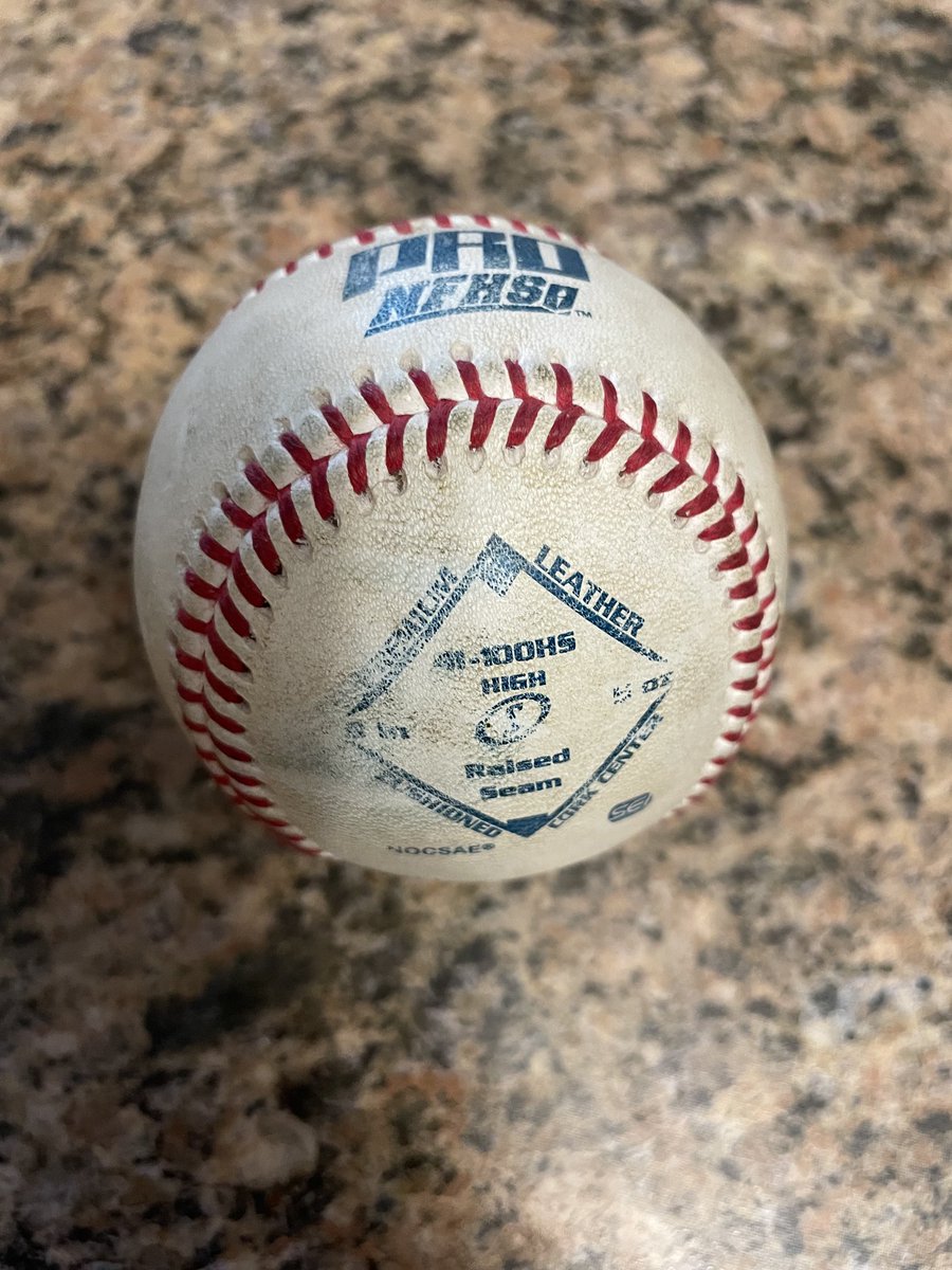 WesHolman's tweet photo. Home run ball https://t.co/iYjJCctHln