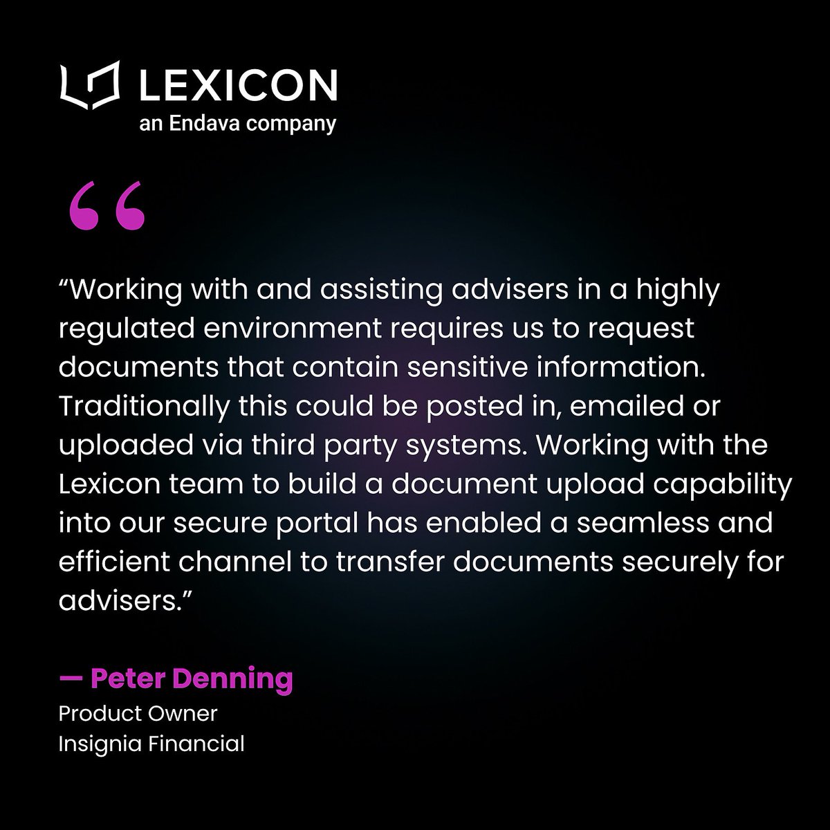 Lexicon, an Endava company tweet media