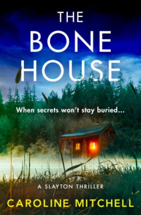 This storyline hooked my attention from the prologue to the end. It was emotional &heartbreaking one moment &then spooky &intense the next. 
Thank you #NetGalley, #CarolineMitchell & #EmblaBooks for the ARC of this book.
#TheBoneHouse #ASlayerThriller
#booktwt  #April2023Release