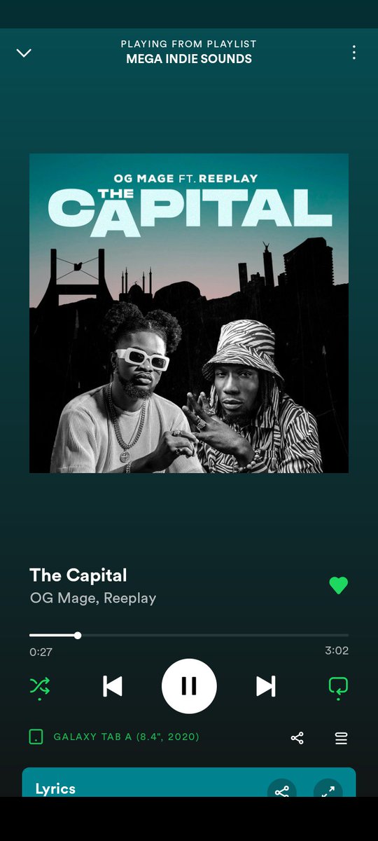 'THE CAPITAL' LISTEN  now on HERE WE GO #spotifyplaylis