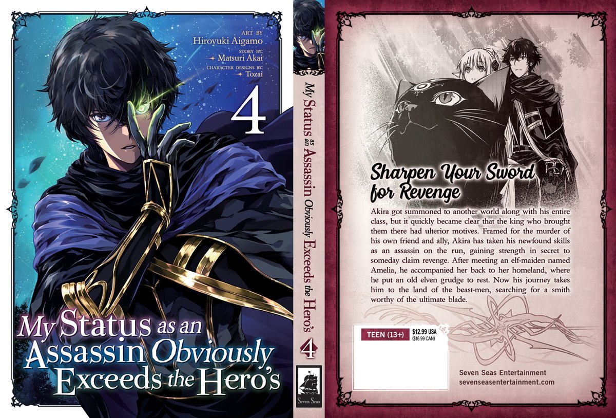 My Status As An Assassin Obviously Exceeds The Heros Seven Seas Entertainment on Twitter: "MY STATUS AS AN ASSASSIN