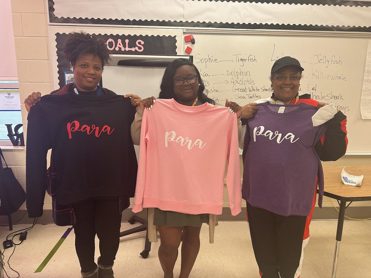 tjuanareed's tweet photo. Happy Para-Professionals Day to the #DreamTeam. Thanks for all you do for our students and the @AntiochMSBears family!! https://t.co/0fsyELAaua