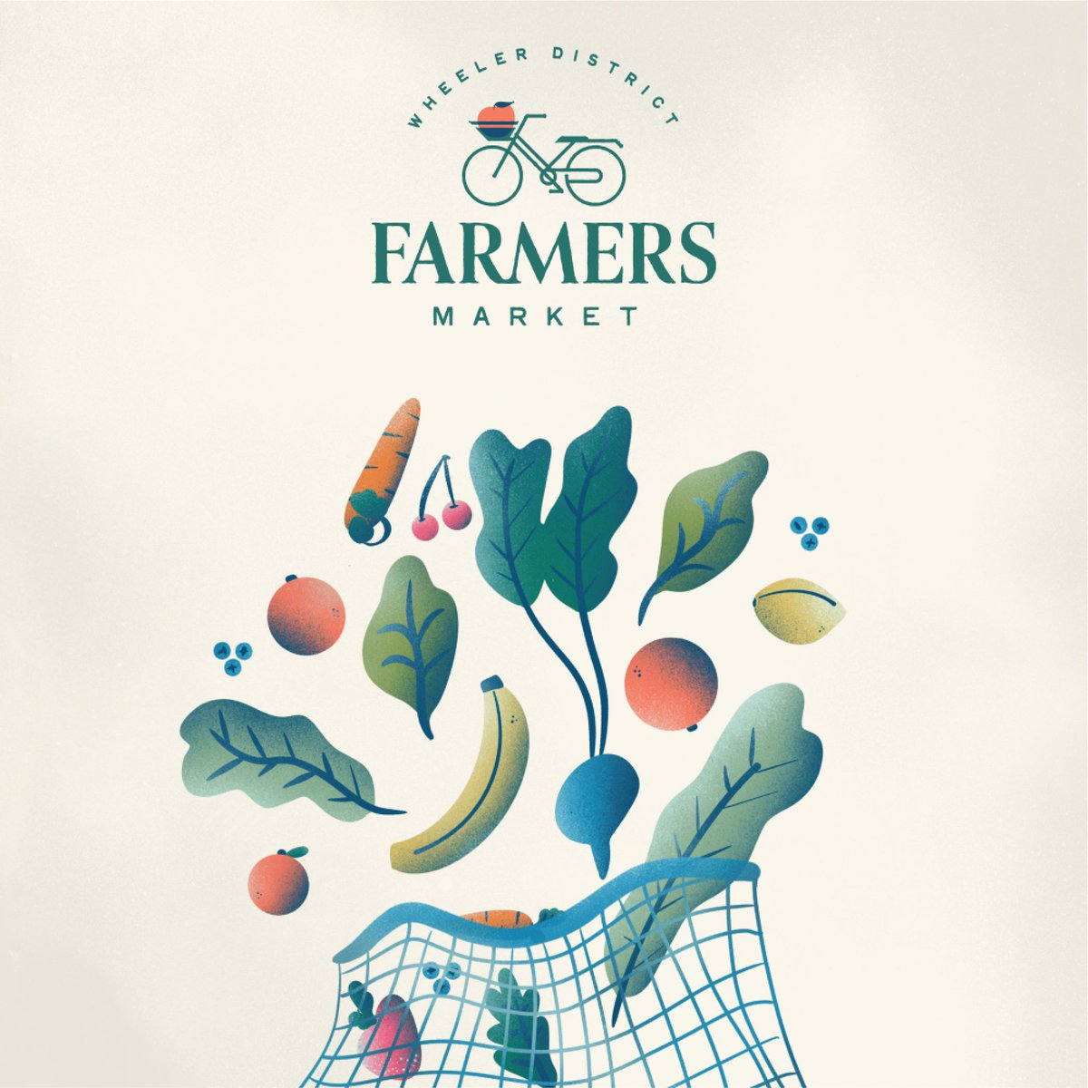In just a few short weeks, the streets of Wheeler District will be lined with local vendors for a weekly Farmers Market! Enjoy shopping for fresh produce, baked goods, pantry staples, &amp; more! 

Join us every Friday night, from 6-9pm beginning May 5th.