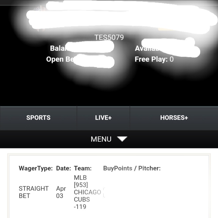 888hoops's tweet photo. Monday 4/3
Cubs ML
2023 ⚾️ 5-1 +3.9u
#MLB ⚾️212-180 +20.7u
#NFL 🏈75-56 +15.5u
#CFB 🏉60-44 +10.9u
#NBA 254-234 +22.7u
601-514 +69.8u
5 WIN MLB and 7 WIN OVERALL STREAK🔥 Join discord with me and @FastestPayout
#888WINS https://t.co/pbGnU5zSae
