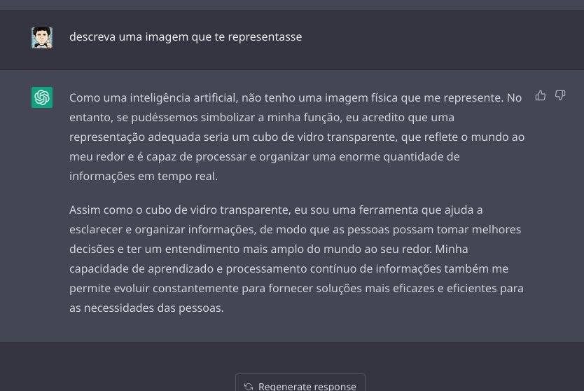 michaeljord92's tweet photo. Pedi pro ChatGPT se descrevesse num retrato e respondeu que não haveria como, daí pedi uma imagem que o representasse e gerei a imagem com a DALL·E. https://t.co/Ku2So47kBo