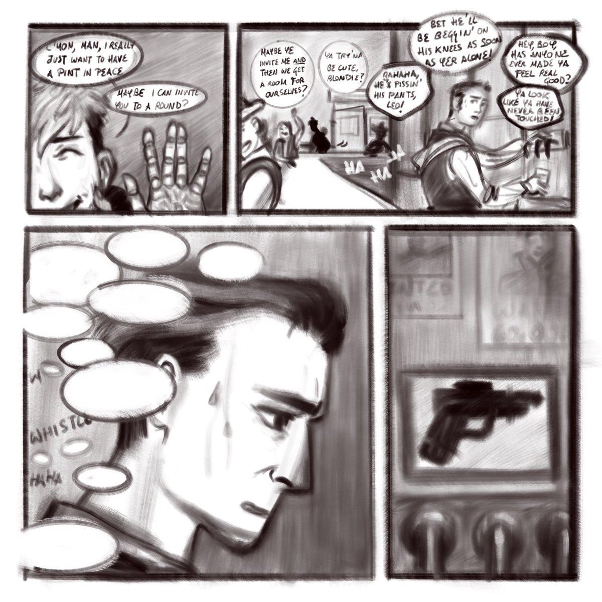 Neddea's tweet photo. 3/?
*Pssst, hey, new pages just dropped*
#Vashwood #TRIGUNSTAMPEDE https://t.co/xG4GYUu904