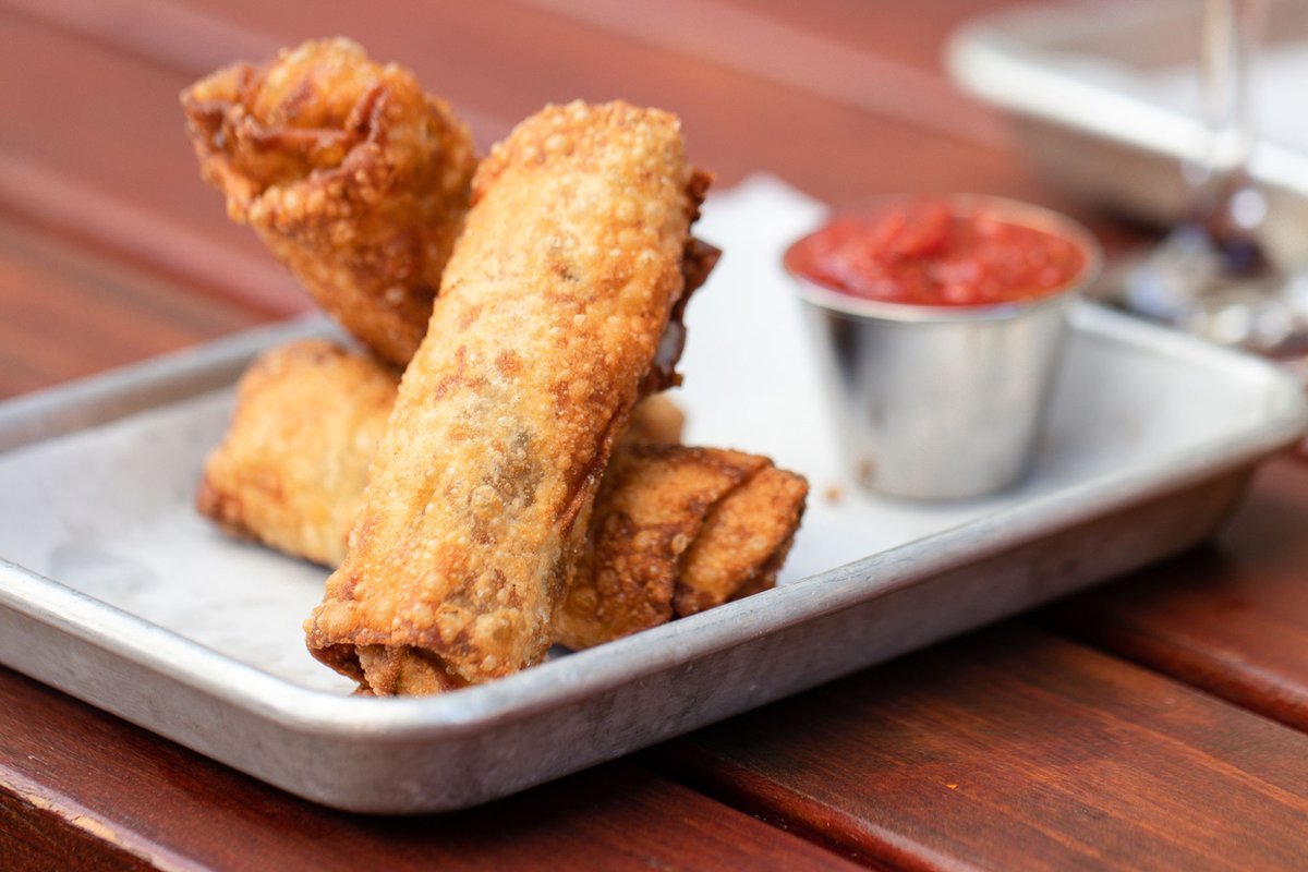 I'm ready for my closeup, Mr. DeMille...Meatball Egg Rolls ...