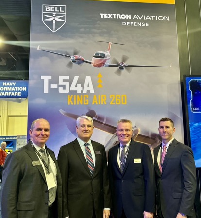 2023 @NavyLeagueUS Sea Air Space │ Stop by booth 436 to talk with Tom Webster, Steve Burke, Brett Pierson and Chad Hines about the @USNavy’s new T-54A Multi-Engine Training System (METS) program. 
 
#SAS2023 #FlyBeechcraft #Navy