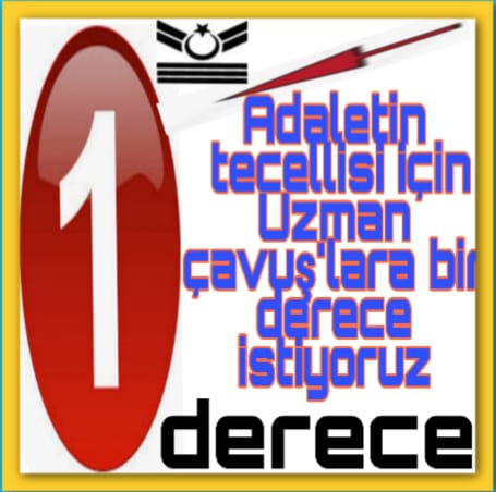 <a href="/ErcanSeki/">ERCAN SEKİ</a> <a href="/tcsavunma/">T.C. Millî Savunma Bakanlığı</a> <a href="/TBMMGenelKurulu/">TBMM Genel Kurulu</a> <a href="/TBMMresmi/">TBMM</a> <a href="/AKPartiTBMMGrup/">TBMM AK Parti Grup Başkanlığı</a> <a href="/iyipartitbmm/">İYİ Parti TBMM</a> <a href="/MHP_Bilgi/">MHP</a> <a href="/alitilkici38/">Ali Tilkici 🇹🇷</a> <a href="/mustafaelitas/">Mustafa Elitaş</a> Sayın başkanım <a href="/RTErdogan/">Recep Tayyip Erdoğan</a>
🇹🇷Uzman çavuşlar 45 yaş kıstası nedeniyle zorunlu emekliliğe sevk edilerek.
🇹🇷Maddi,manevi bir çok hak kayıplarına  uğratıldılar,adaletin tecellisi için 
🇹🇷Seyyanen bir derece istiyoruz
<a href="/Akparti/">AK Parti</a>
<a href="/mustafaelitas/">Mustafa Elitaş</a>
<a href="/akbasogluemin/">Av. M.Emin AKBAŞOĞLU 🇹🇷</a>
<a href="/mustafaelitas/">Mustafa Elitaş</a>
#UzmanÇavuş